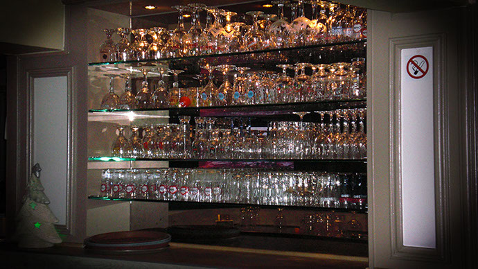 cafe in den ouden tijd glazen